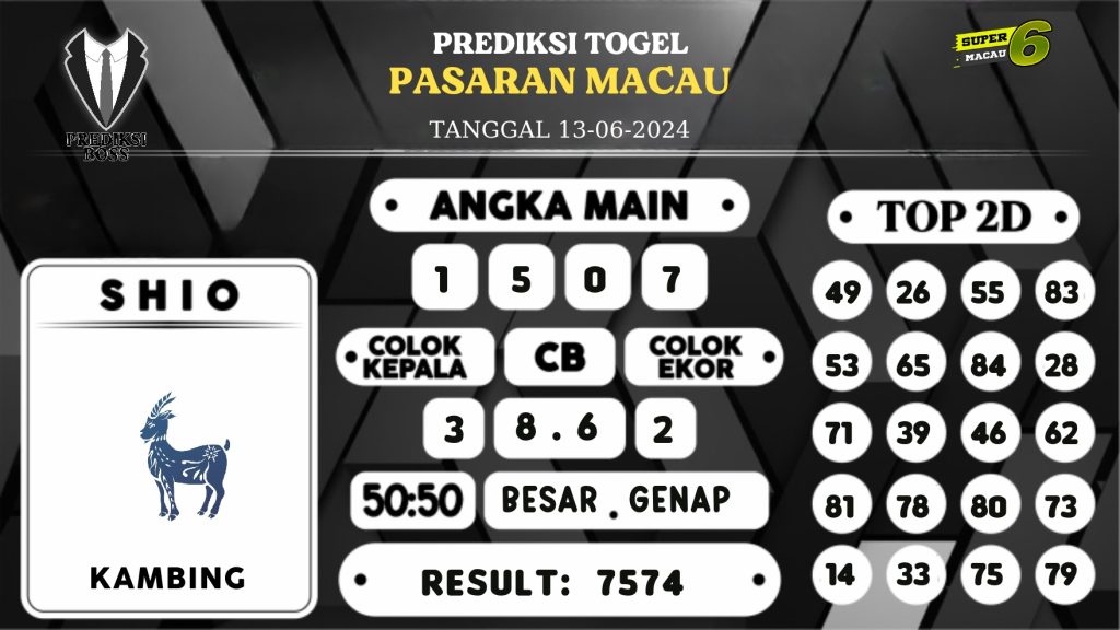 https://prediksibosspolda.com/prediksi-boss-togel-macau-kamis-13-juni-2024/