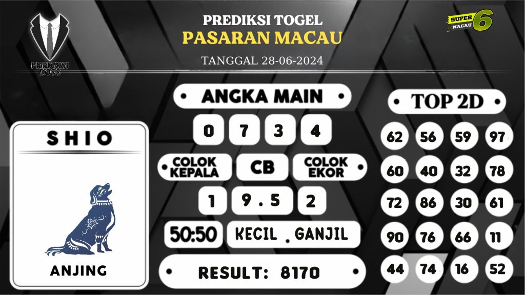 https://prediksibosspolda.com/prediksi-boss-togel-macau-jumat-28-juni-2024/