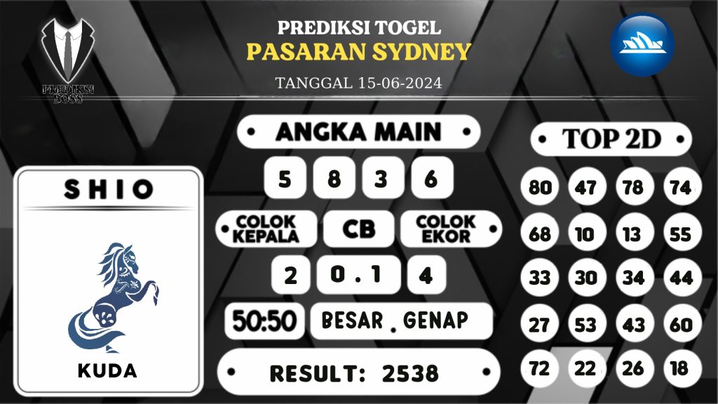 https://prediksibosspolda.com/prediksi-boss-togel-sidney-sabtu-15-juni-2024/