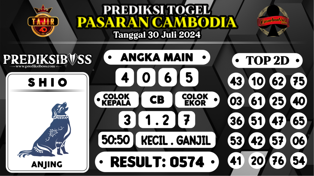 https://prediksibosspolda.com/prediksi-boss-togel-cambodia-selasa-30-juli-2024/