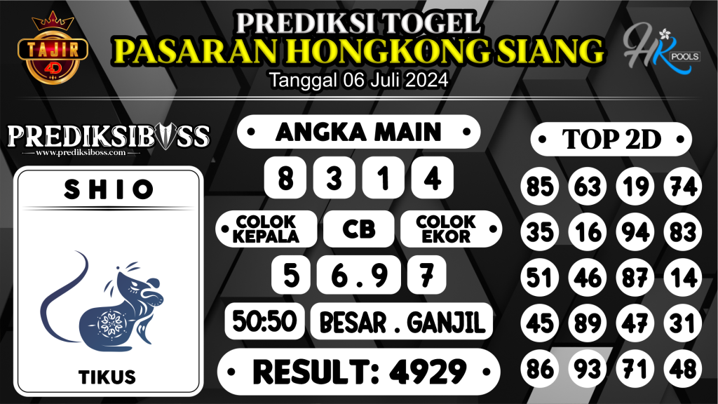 https://prediksibosspolda.com/prediksi-boss-togel-hk-siang-sabtu-06-juli-2024/