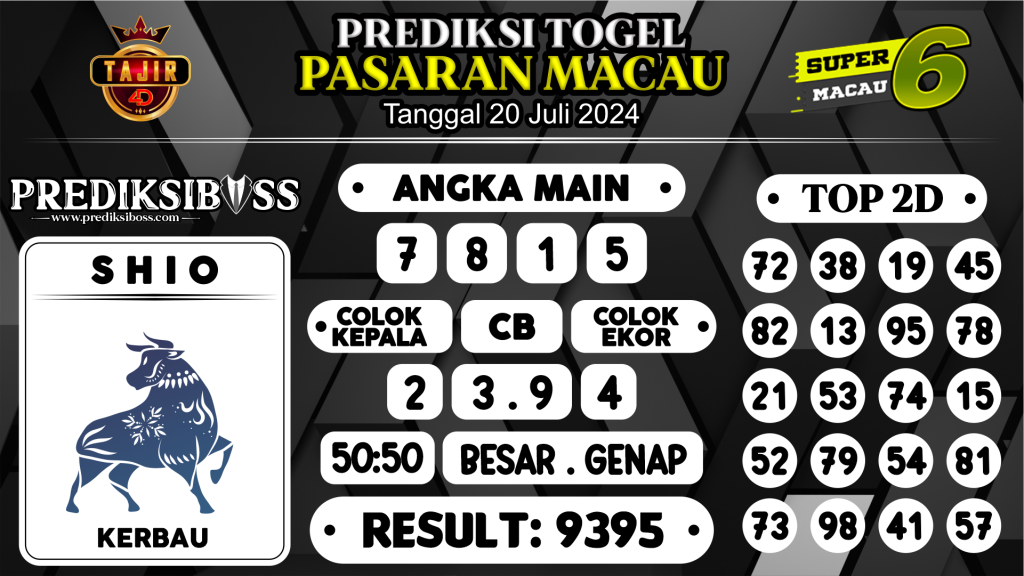 https://prediksibosspolda.com/prediksi-boss-togel-macau-sabtu-20-juli-2024/