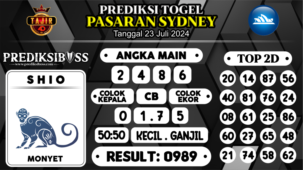 https://prediksibosspolda.com/prediksi-boss-togel-sidney-selasa-23-juli-2024/