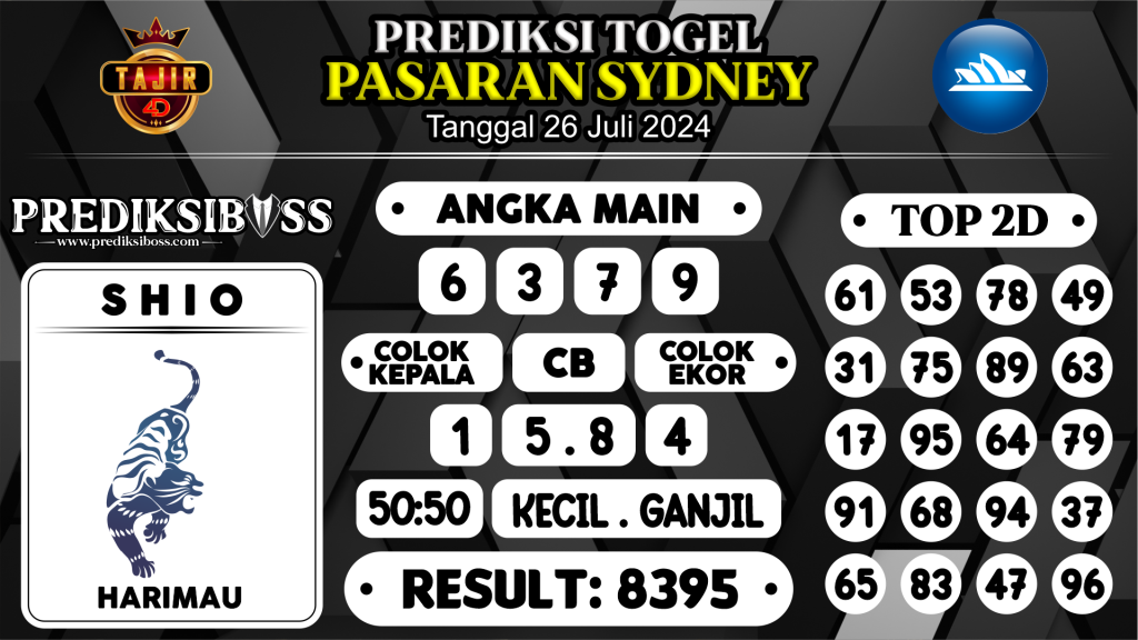 https://prediksibosspolda.com/prediksi-boss-togel-sidney-jumat-26-juli-2024/