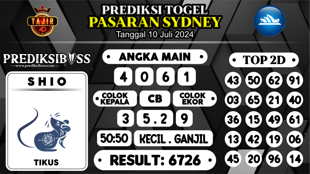 https://prediksibosspolda.com/prediksi-boss-togel-sidney-rabu-10-juli-2024/