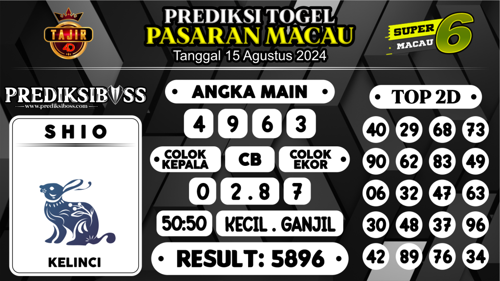 https://prediksibosspolda.com/prediksi-boss-togel-macau-kamis-15-agustus-2024/